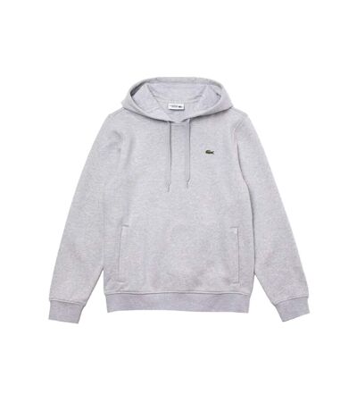 Sweat à capuche homme gris Lacoste