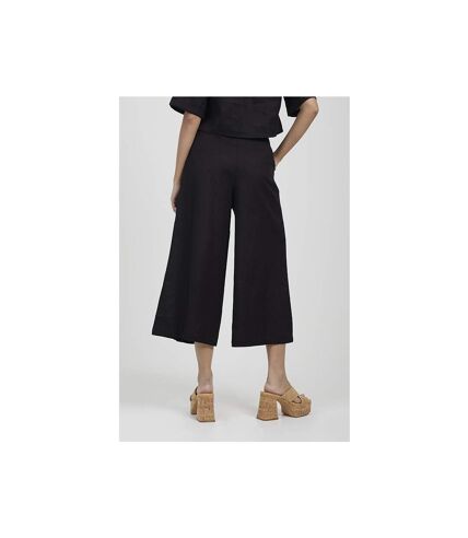 Womens/ladies kiki culotte pants black Brave Soul