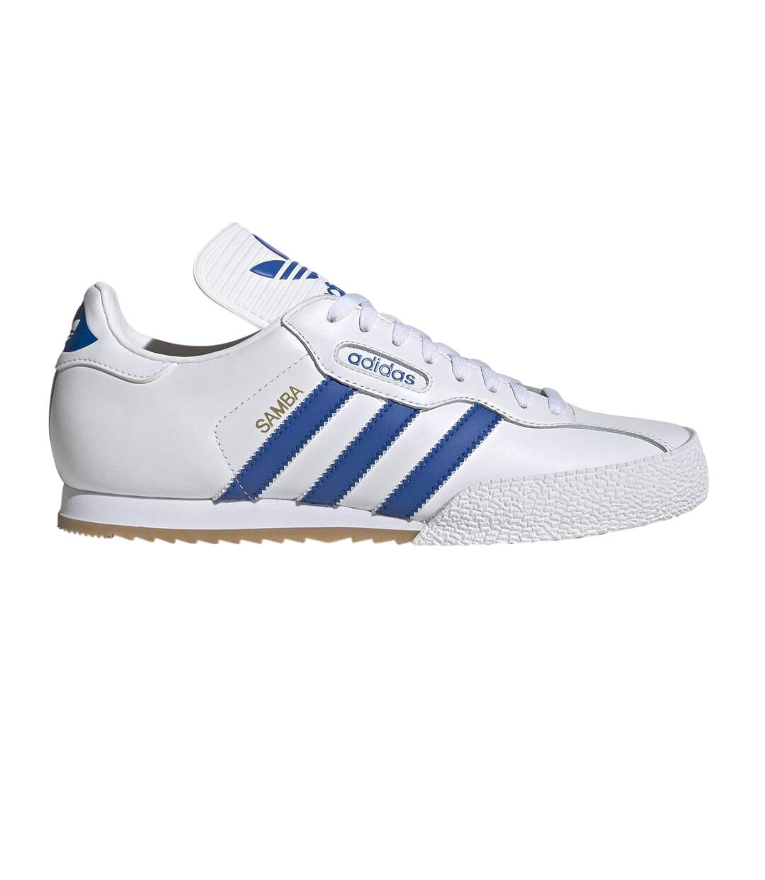 Baskets Samba Homme Blanc Bleu Adidas-1