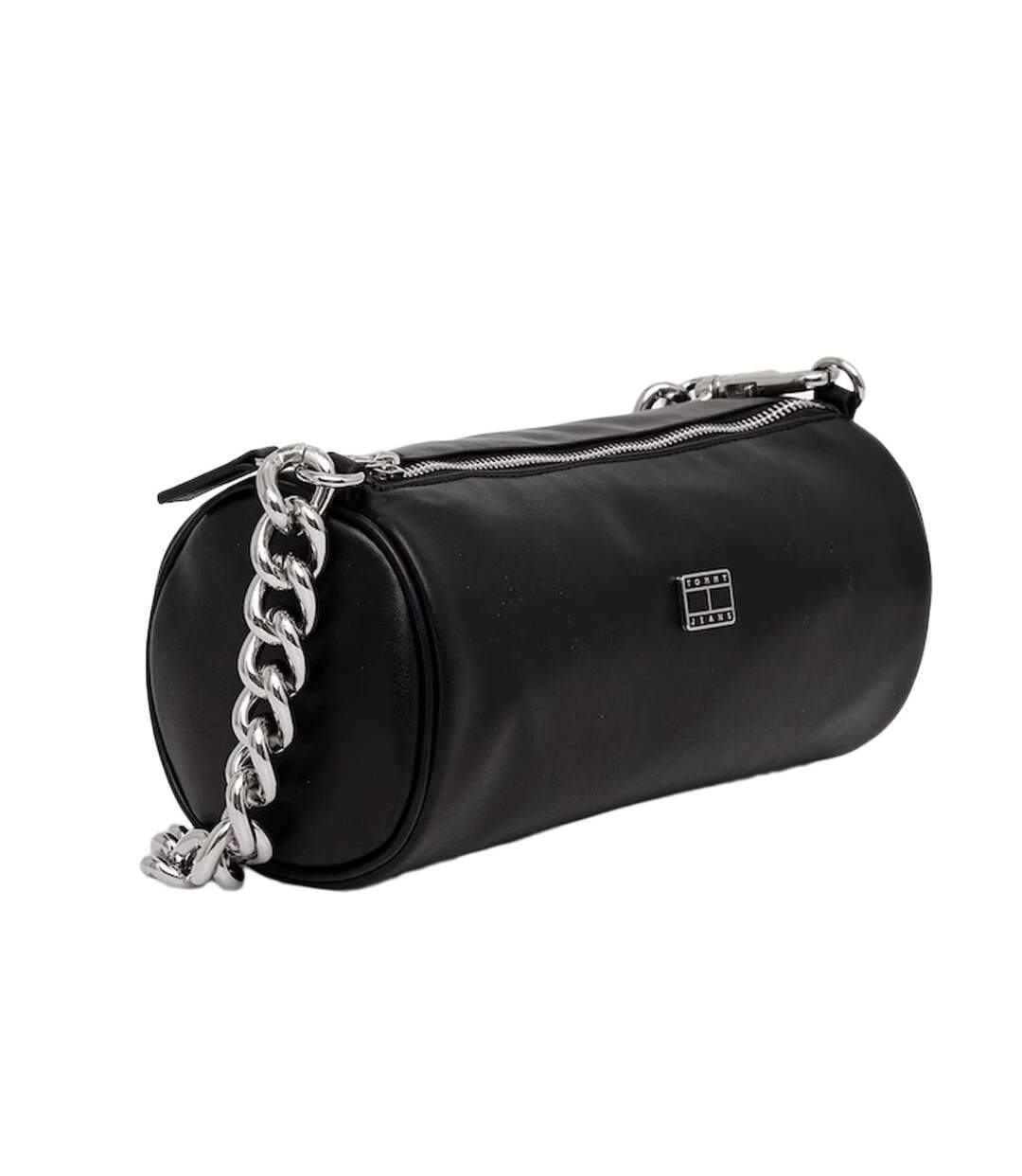 Sac à main noir femme tommy hilfiger chain shoulder-2