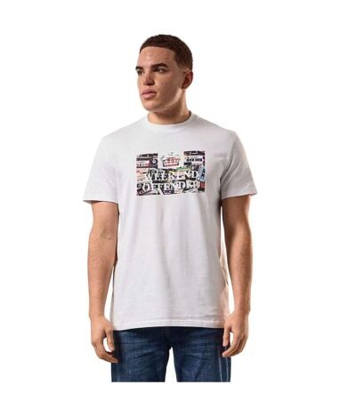 T-shirt Style Imprimé Graphique Keyte Homme Blanc Weekend Offender