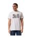 T-shirt Style Imprimé Graphique Keyte Homme Blanc Weekend Offender-1