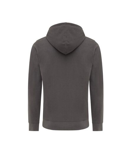 Unisex Adult Abisko Recycled Cotton Full Zip Hoodie Anthracite Iqoniq