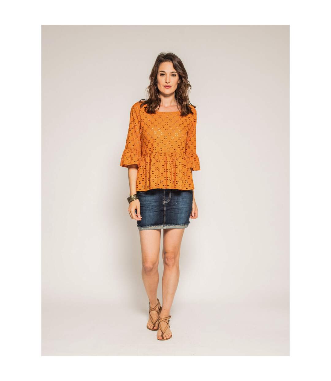 Blouse broderies anglaises ONIADE - Dona X Lisa-4