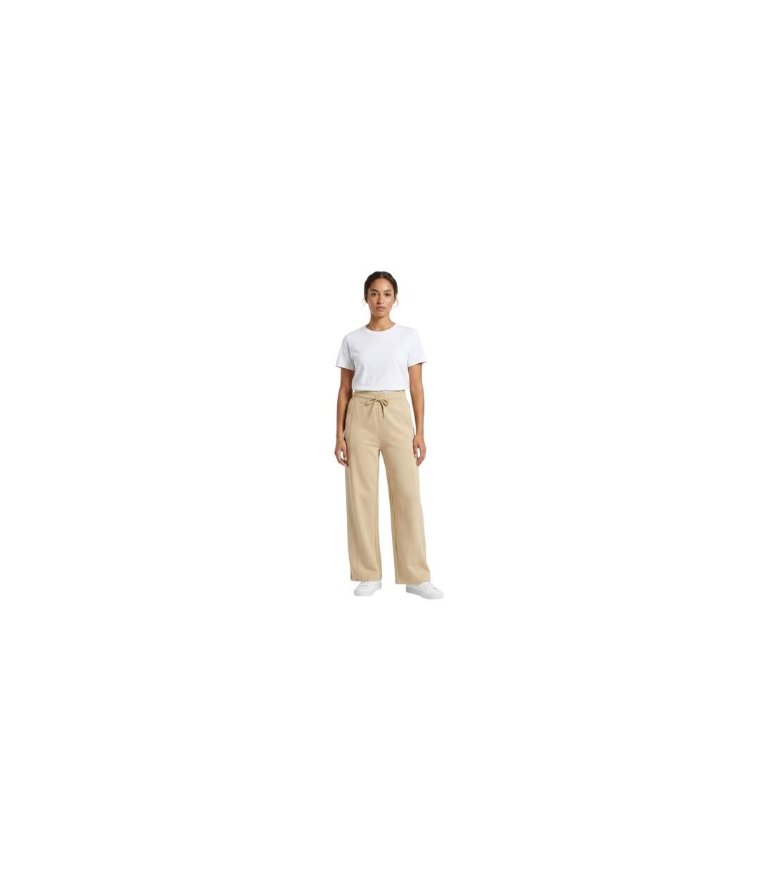 Pantalon Palazzo Femme Beige Foncé Timberland-1