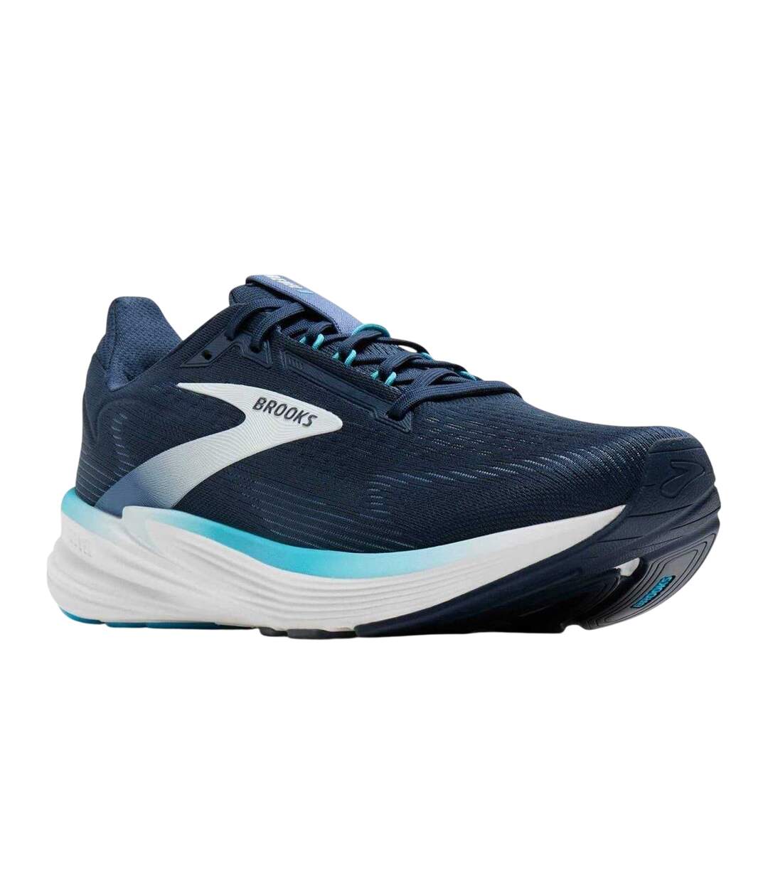 Mens Revel 8 Road Running Shoes Navy White Brooks-4