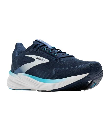 Mens Revel 8 Road Running Shoes Navy White Brooks