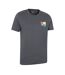 Mens Lake District Short-sleeved T-shirt Charcoal Mountain Warehouse-3