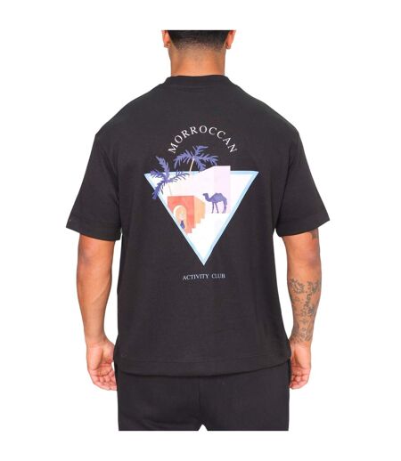 Mens Morroccan Activity T-shirt Black London