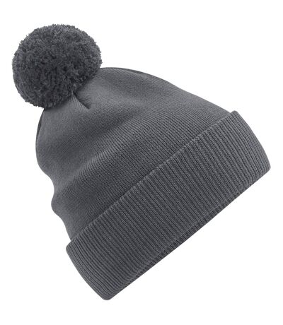 Bonnet snowstar adulte gris foncé Beechfield