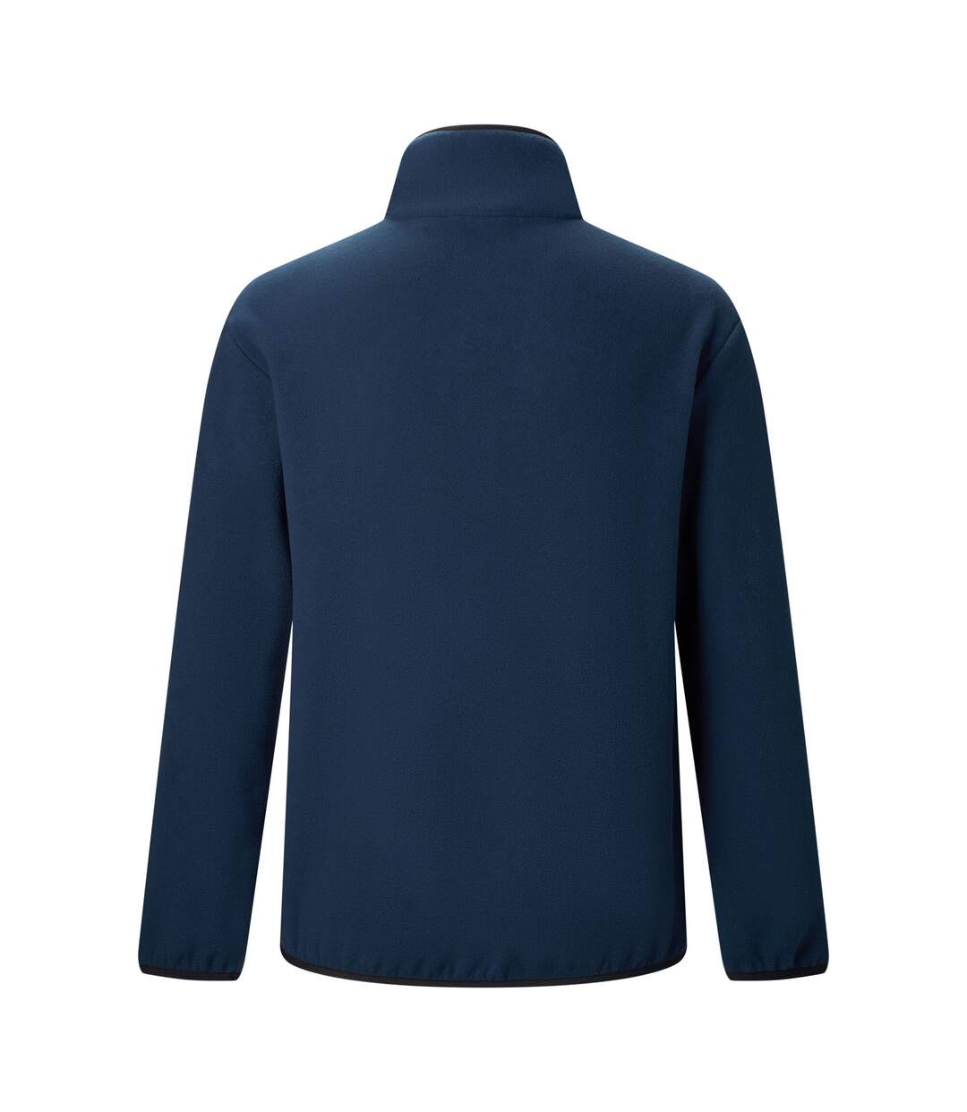 Haut Polaire À Col Montant Zippé Motif/style Panneau Contrasté Frankie Homme Bleu Marine Noir Regatta-3