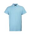RTY Workwear Mens Pique Knit Heavyweight Polo Shirt (S-10XL) / Extra Large Sizes (Sky)