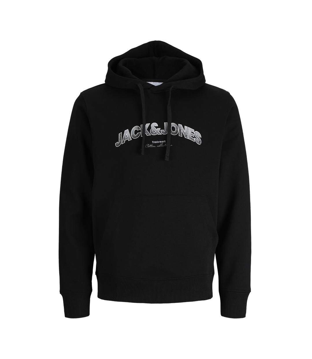 Sweat noir homme jack & jones javery-1