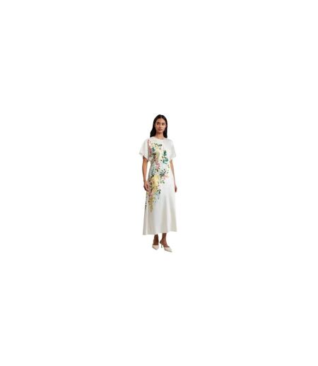 Robe Motif/style Colonne Myzan Femme Blanc Cassé Ted Baker