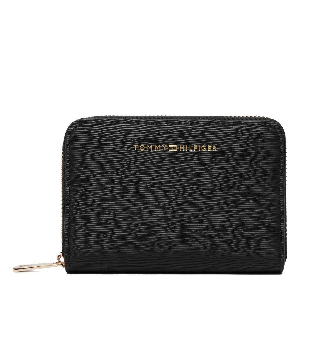 Portefeuille noir tommy hilfiger th modern compact za [6a7c7d1615782]-1