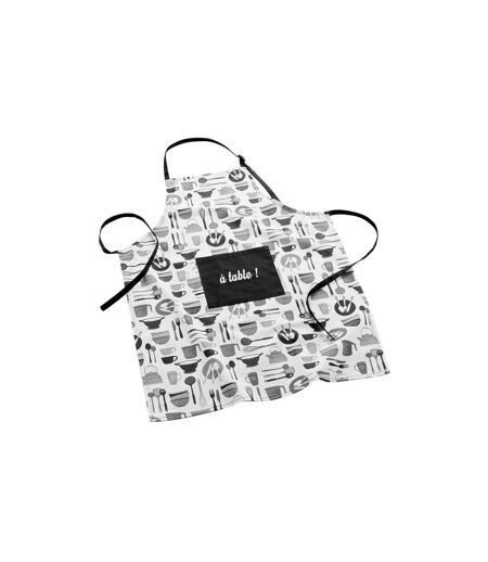 Tablier de Cuisine Kitchen 84cm Noir