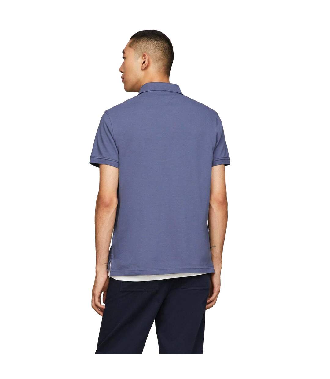 Polo Homme Bleu Tommy Hilfiger-3