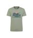 T-shirt camping homme vert Mountain Warehouse Mountain Warehouse