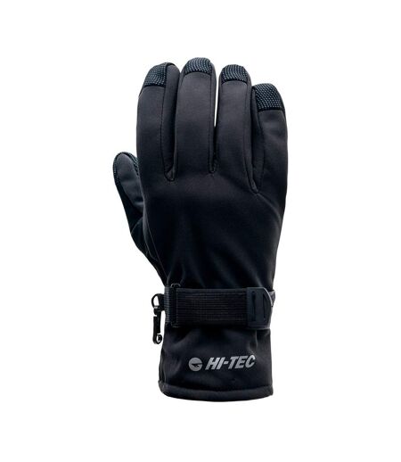 Hi-Tec Mens Lansa Logo Ski Gloves (Black)