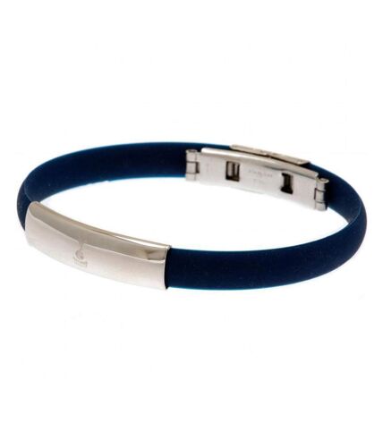 Tottenham Hotspur FC Silicone Crest Bracelet (Blue) (One Size) - UTBS4248