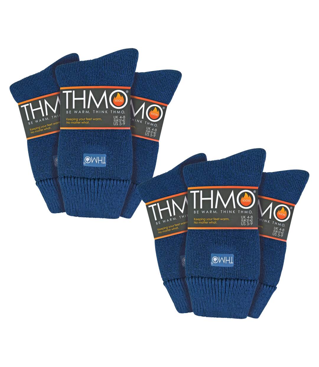 6 Pairs Ladies Soft Breathable Thermal Socks-2
