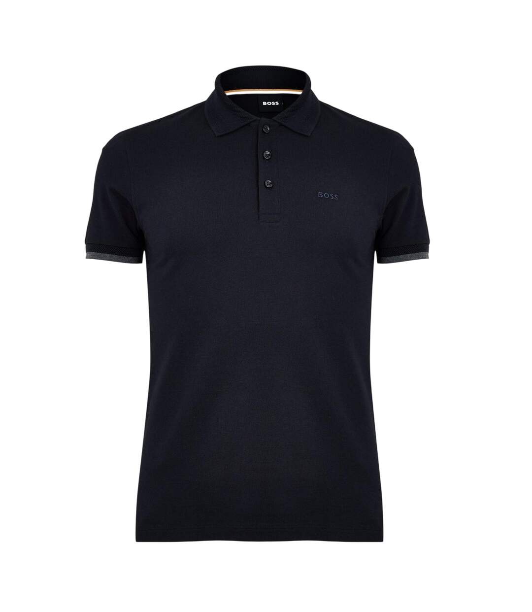 Mens Phillipson Collared Polo Shirt Blue Boss-2