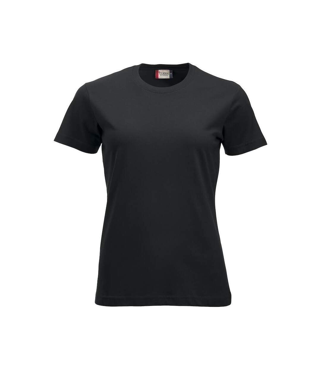 T-shirt new classic femme noir Clique-1