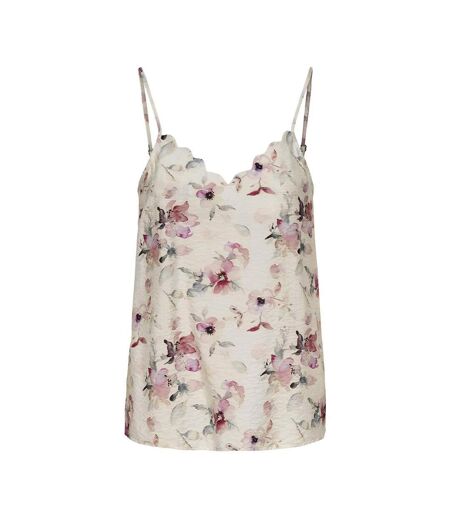 Top blanc/rose femme jdy troya