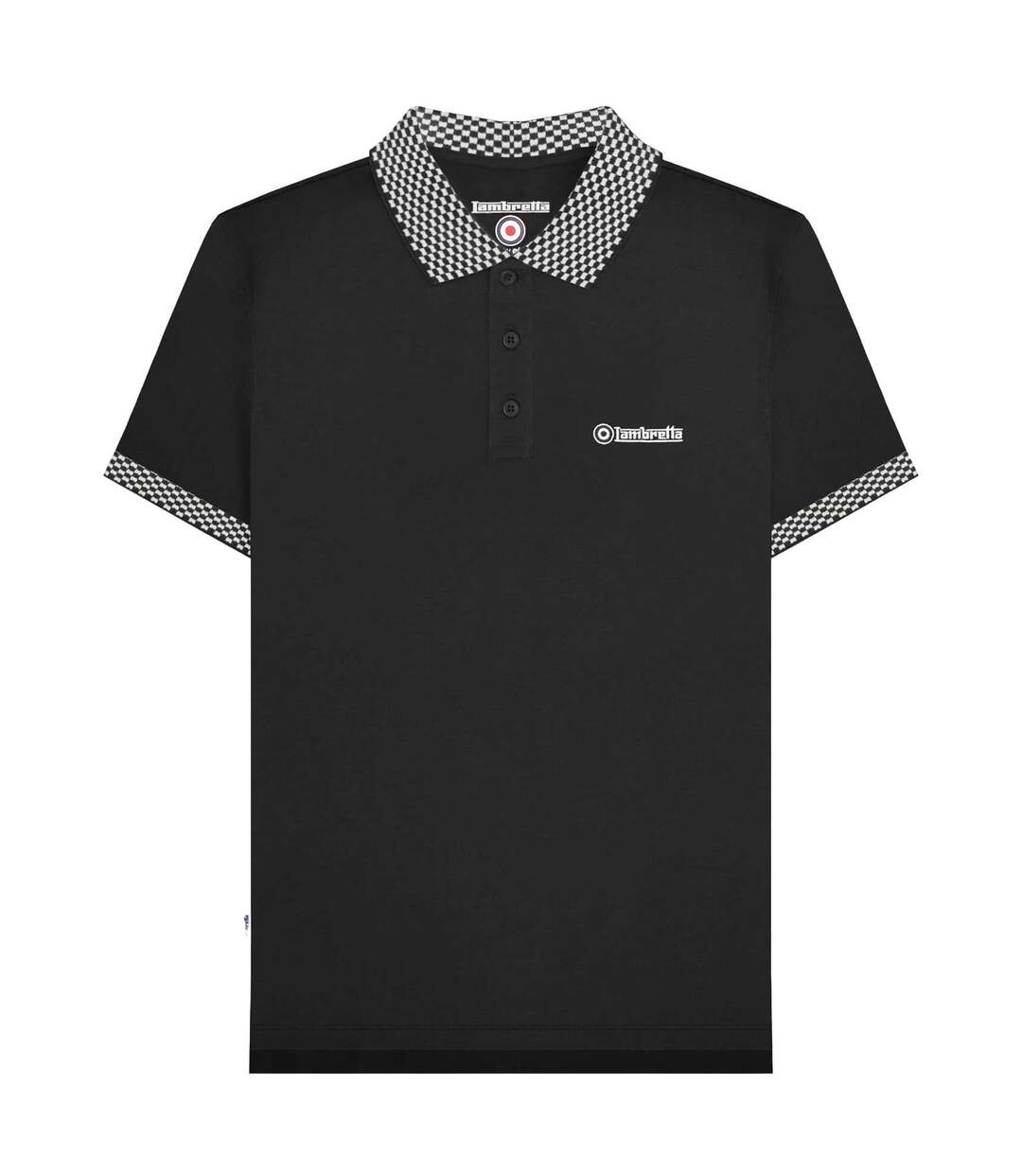 Polo Ss25 Homme Noir Lambretta-1