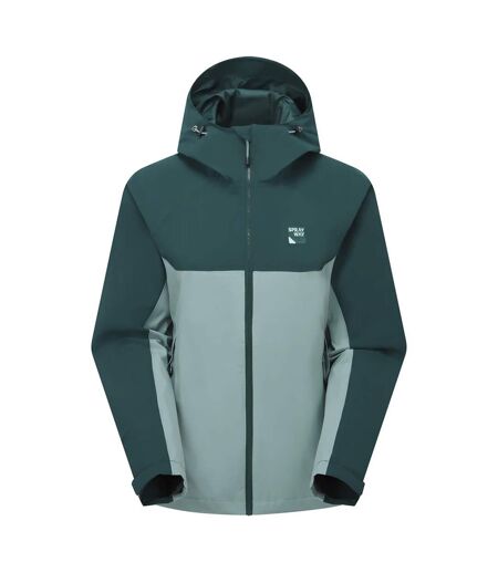 Ladies Lightweight Waterproof Hooded Hiking Rain with Zip Shell Jacket Coat