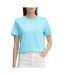 T-shirt bleu femme calvin klein jeans ss 20s classic-1