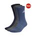 Lot De 3  Chaussettes Adulte Bleu Encre Violet Adidas-1