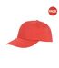 Lot de 2  casquettes houston adulte rouge Result