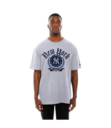 Mens Mlb Throwback New York Yankees Oversized T-shirt White New Era