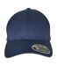 Casquette Ajustable Motif/style Courbé Bleu Marine Flexfit-1