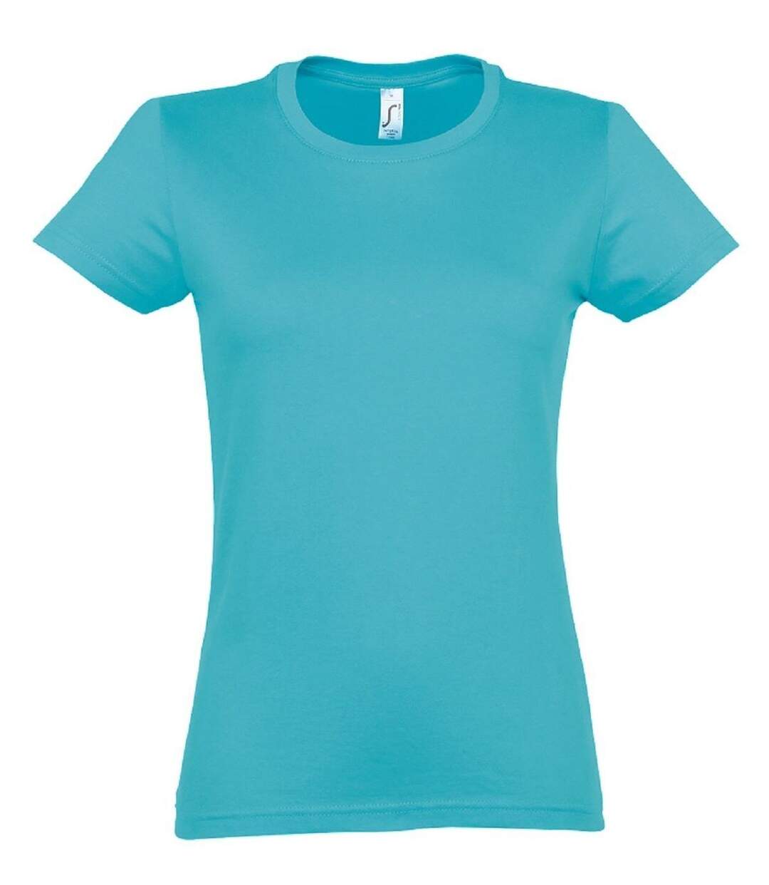 T-shirt manches courtes - Femme - 11502 - bleu atoll