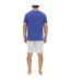 Ensemble Pyjama court homme en coton uni col boutonné & Logo poitrine Pierre Cardin-2