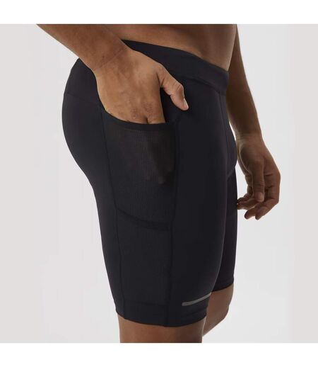 Mens Running Short Tights With Reflective Strip