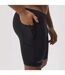 Mens Running Short Tights With Reflective Strip-3