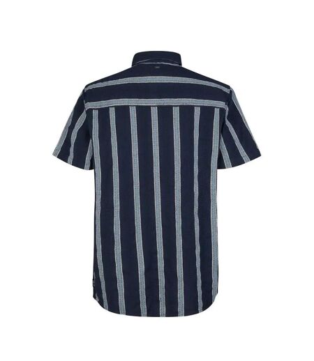 Chemise marine/blanc homme petrol industries sleeve