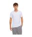 Pack Of 2  Mens V Neck Regular T-shirt  White Jack And Jones-4