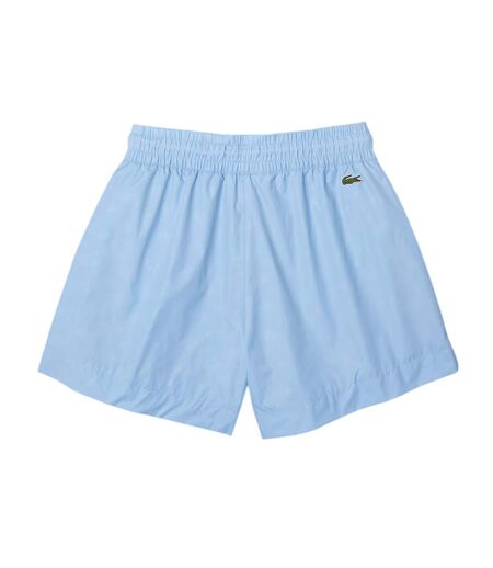 Womens/ladies Fleece Casual Shorts Blue Lacoste