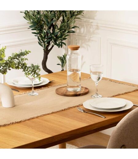 Chemin de Table Maha 38x140cm Beige