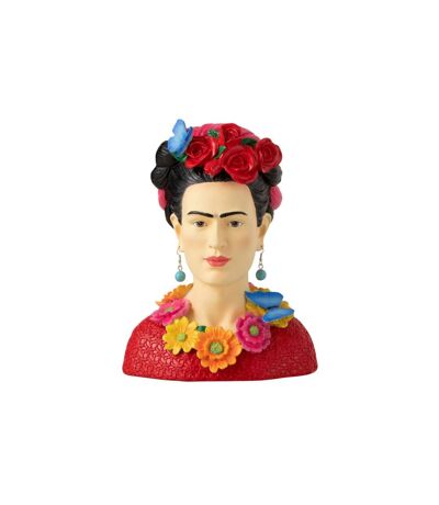 Statuette Déco Buste Frida Khalo 22cm Multicolore