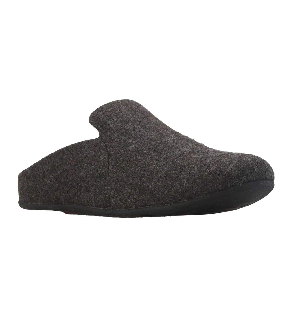 Womens/ladies Chrissie Ii Haus E01 Felt Slippers Black FitFlop-1