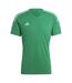 Mens Tiro Jersey V Neck Training T-shirt Green White Adidas-1