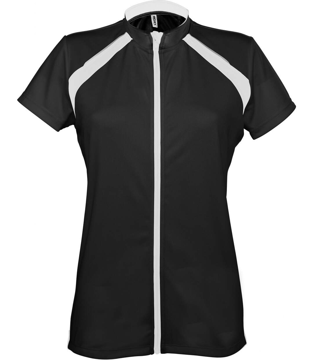 +++ FDS 23/07/24 +++ Maillot cycliste zippé femme - PA448 - noir - manches courtes-2