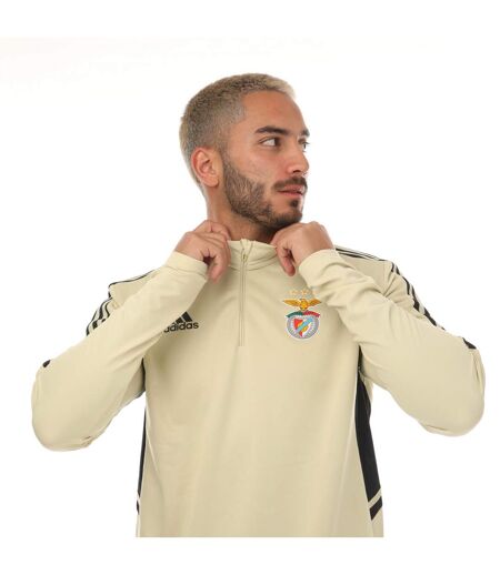 Mens Condivo Sl Benfica Training Top Sand Adidas