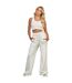 Womens/ladies Lounge Bralette Ecru SikSilk-1