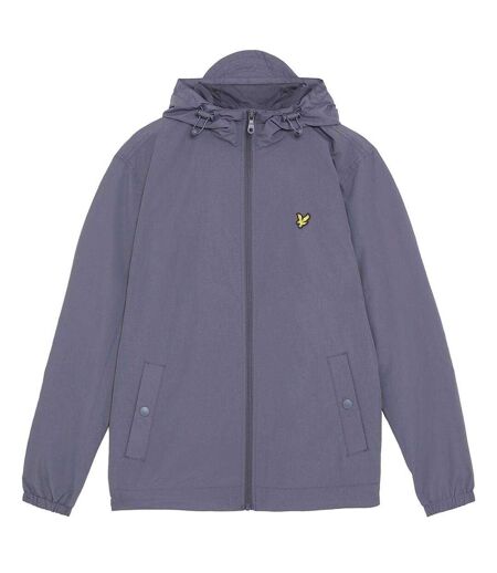 Veste Unie À Capuche Homme Gris Lyle & Scott